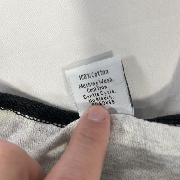 VINTAGE FLORIDA SLEEVELESS 1/4 SHIRT ADULT L/XL USA MADE WHITE BLACK 90s TANK - Picture 12 of 14